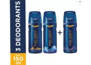 Park Avenue Deodorant Spray (300 ml, Pack of 2) @ Rs.238 + 11.2% dealCorner Cashback