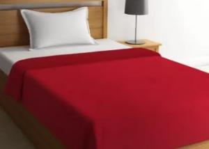 IWS Solid Single Fleece Blanket at Rs. 99 + 8.4% dealCorner Cashback