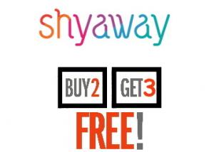 Buy 2 and Get 3 Bras Free + Rs. 250 dealCorner Cashback
