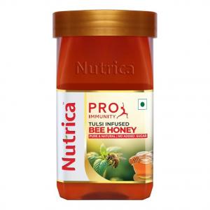 Nutrica Pro Immunity Tulsi Infused Bee Honey 1KG – Pure & Natural, No Added Sugar