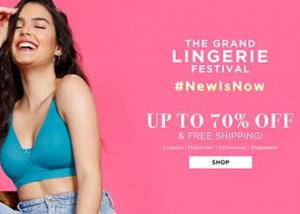 Grand Lingerie Fest Sale Up To 70% Off + Rs. 250 Cashback !!