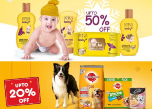 Baby Products, Toys and Pet Supplies with Up to 50% Discount