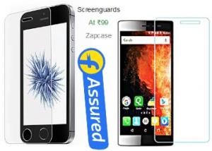 Flipkart DOD: Zapcase Screen Guards at FLAT Rs. 99 + Free SHIPPING + Assured