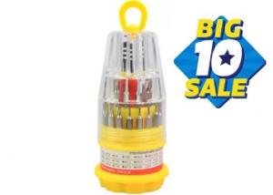 Lowest Online :- Jackly 31in1 Ratchet Screwdriver Set (Pack of 31) from Rs. 61