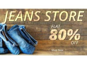 Steal Deal : Get Jeans at Minimum 80% Off From Rs. 369 + 10% Cashback