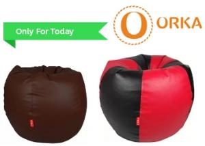 FLIPKART DOD:- Orka XL , XXL Bean Bag Cover All Under Rs. 599 + Free Shipping