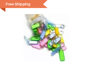 50 pcs Double Sided Multi Color Keychains at Just Rs. 129 + FREE Shipping