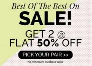 It's Two Good : Get 2 at Flat 50% Off From Rs.249 + FREE Shipping