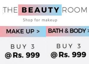 Beauty Any 3 Beauty Products at Just Rs. 999 + FREE Shipping