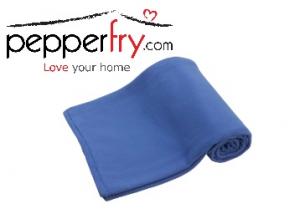 Get Azaani Blue Polyester Single Size Blanket at Just Rs. 135 + FREE Shipping