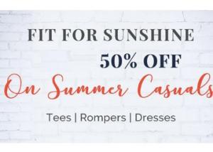 Zivame Summer Sale : Flat 50-60% Off On Summer Casuals Starting at Rs. 110