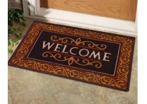 Get Status Black,Brown Floor Mat at Just Rs. 69 {Including Shipping}