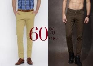 Steal Deal : Grab Branded Trousers at Minimum 60% Off From Rs. 478 + FREE Shipping