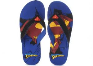 Superman Shield Print Flip Flops at Flat 57% Off + FREE Shipping