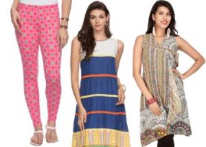 Women's JEANS, LEGGINGS & KURTA at Minimum 50% Off, starts at Rs. 210
