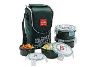 (Back in Stock) Lowest Online : Cello Max Fresh Green 300 ML Lunch Boxes with Bag