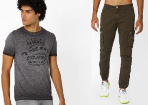 FLYING MACHINE T-shirt + FLYING MACHINE Trouser at Extra Rs. 400 OFF