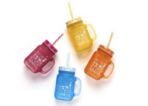 Lowest Online :- Living Essence Frosted Glass Jar 2 Pcs at FLAT 51% OFF