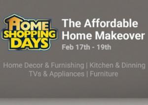 Last Day :- Home Shopping Days - Upto 80% OFF on Home & Kitchen Products + Bank Offer