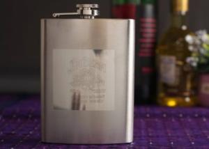 #OnlyOn Flipkart :- Chrome Jim Beam Steel Hip Flask (236 ml) at Just Rs. 199