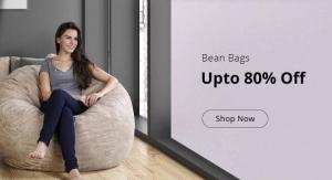 Get Upto 80% off on Bean Bags - Starts @ Rs 199