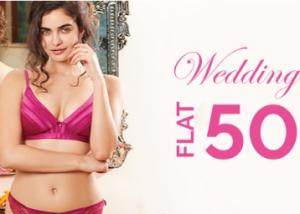 Get Flat 50% off on wedding Wows {Exclusive Bridal Lingerie collection}