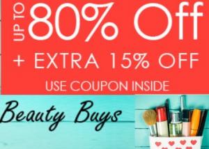 Get Upto 80% Off + Extra 15% Off On Beauty & Grooming Products