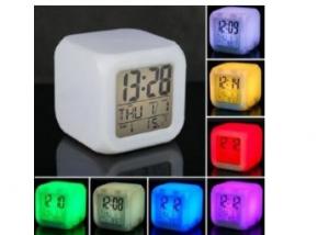7 LED Color Change Digital Clock With 4 Batteries Free at Just Rs. 150