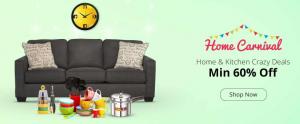 Home & Kitchen Crazy Deals - Get Minimum 60% off + More Offers
