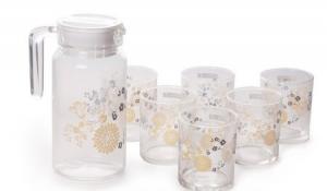 Get Luminarc Rotterdam Glass Jug & Glass - Setof 7 at Flat 50% off + Free Shipping
