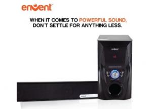 Envent Horizon Sound Bar with Woofer (Black) at Flat 50% Off + Extra 15% Off