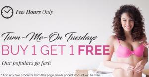Limited Period Offer : Zivame - Buy 1 Get 1 free on Lingeries