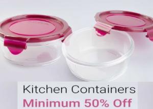 Kitchen Containers | Minimum 50% off | On flipkart