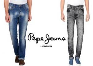 Pepe Jeans Grey Skinny Washed at Flat 77% Off