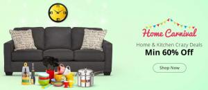 Min 60% - 90% off on Home & Kitchen + More Offers