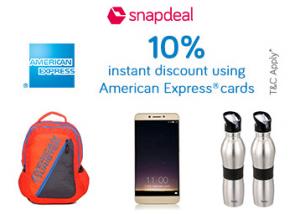 Get Upto 70% OFF On Wide Categories + 10% Instant Discount With Amex cards