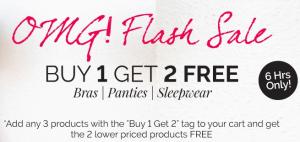 Omg ! Flash Sale - Buy 1 get 2 Free at Zivame