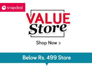 Snapdeal Value Store - Selected Products Below Rs.499 & Rs. 999