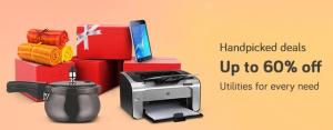 Handpicked deals - get Upto 60% off on Utilities for Every Need