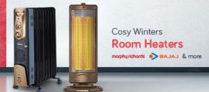 Get Upto 60% off on Room Heaters {Morphy Richards, Bajaj & More}