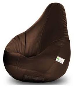 Get Beanbagwala XXL Filled Bean Bag Brown at 75% Off+ Free shipping