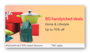 80 Handpicked Deals {Home & Lifestyle} Upto 70% Off