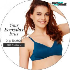 ZIvame - Buy Any 2 Everyday Bras @ Just Rs. 699