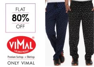 Steal : VIMAL Track Pants {Combo} at FLAT 80% OFF + Extra 15% off + Free Shipping