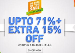 Few Hours LEFT :- Upto 71% OFF + Extra 10% OFF on Everything + Free Shipping