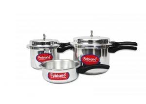 FABIANO ISI - Aluminium Pressure Cooker (Set Of 3) at Just Rs. 999 + FREE Shipping
