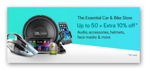 The Essential Car & Bike Store Upto 50% Off + Extra 10% Off