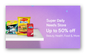 Super Daily Needs Store (Food & More)Upto 50% Off